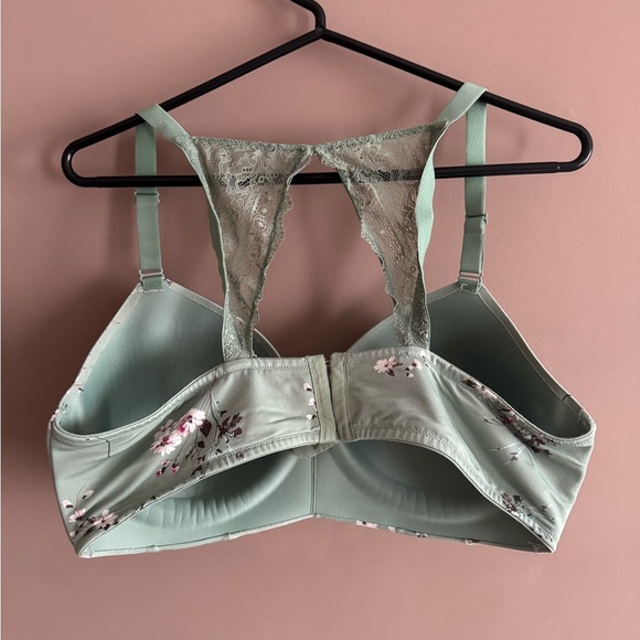 Cacique Mint Green Floral Lace Bra - Picture 2 of 9